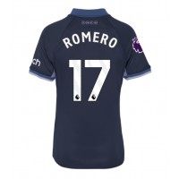 Dámy Fotbalový dres Tottenham Hotspur Cristian Romero #17 2023-24 Venkovní Krátký Rukáv